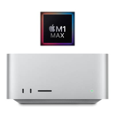 2022 Apple Mac Studio M1 Max 3.2GHz 10-Core CPU/32-Core GPU 32GB RAM 1TB SSD Z14J7LL/A - 1