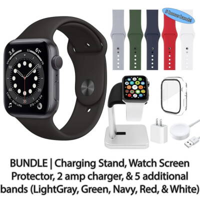 Apple Apple Watch SE 44mm Space Gray Aluminum Cellular - B - 1