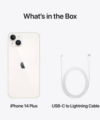 Apple iPhone 14 Plus 256GB Starlight - C - 1