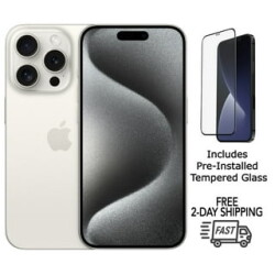 Apple iPhone 15 Pro Max 1024GB White Titanium - B - Apple
