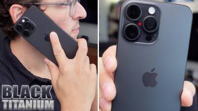 Apple iPhone 15 Pro Max 256GB Black Titanium - B - 1